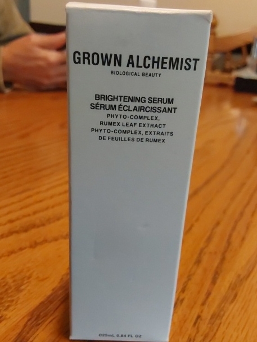 Grown Alchemist Brightening Serum - Light Blue and Black